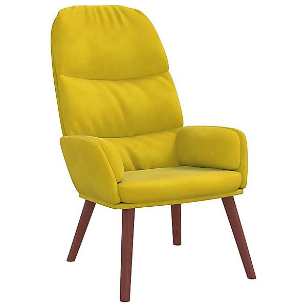 vidaXL Sessel Relaxsessel Gelber Samt (1-St) günstig online kaufen