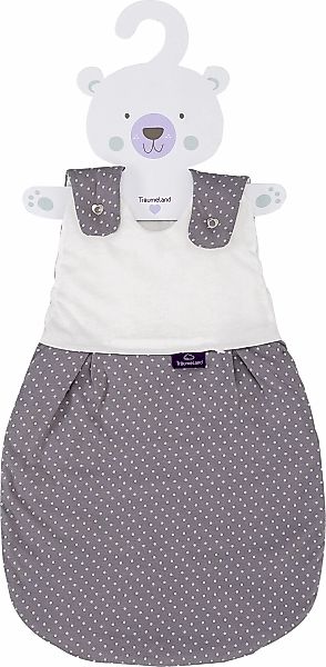 Träumeland Babyschlafsack "Außenschlafsack Pünktchen grau" günstig online kaufen