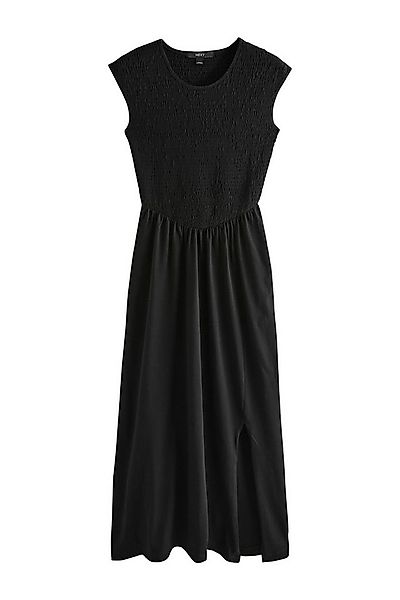 Next Midikleid Jersey-Midikleid mit gesmoktem Rumpf (1-tlg) günstig online kaufen