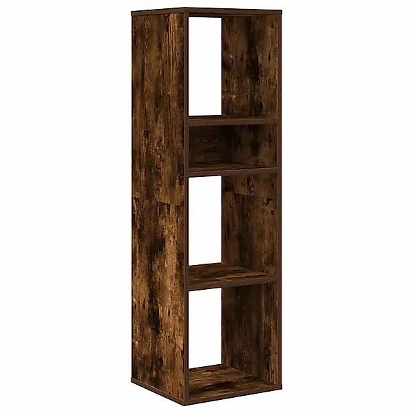 vidaXL Bücherregal Räuchereiche 34x31x112 cm Holzwerkstoff 860287 günstig online kaufen