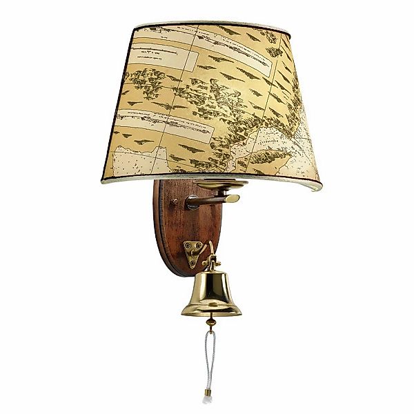 Wandlampe Nautica 1-flg.46 cm mit Schiffsglocke günstig online kaufen