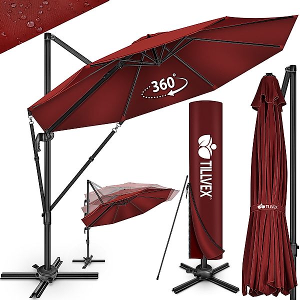 tillvex Sonnenschirm tillvex® Premium Alu Sonnenschirm günstig online kaufen