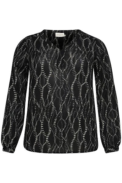 KAFFE Curve Langarmbluse Langarm-Bluse KCami Große günstig online kaufen