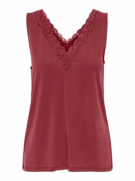 ONLY Spitzentop "ONLFREE LIFE S/L V-NECK LACE MIX TOP JRS" günstig online kaufen
