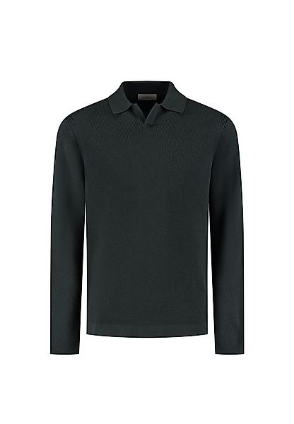 Dstrezzed Langarm-Poloshirt – elegantes Strick-Poloshirt günstig online kaufen