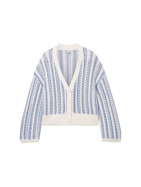 TOM TAILOR Denim Cardigan aus Strick und mit Knopfleiste günstig online kaufen