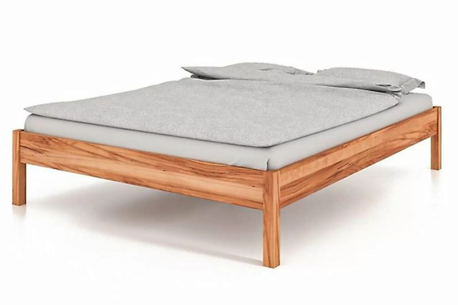 byoak Bett VENTO-A 160 x 200 aus Massivholz, ohne Kopfteil, Naturgeölt günstig online kaufen