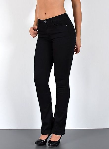 ESRA Bootcut-Jeans B700 Damen Bootcut Jeans High Waist, bis Übergröße / Plu günstig online kaufen
