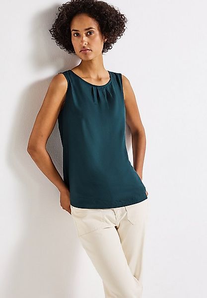 STREET ONE Blusentop mit Raffung günstig online kaufen