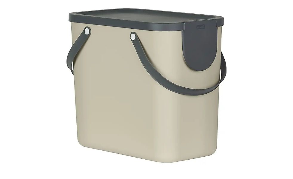 Rotho Müllsystem  Albula ¦ braun ¦ Kunststoff ¦ Maße (cm): B: 40 H: 34 T: 2 günstig online kaufen