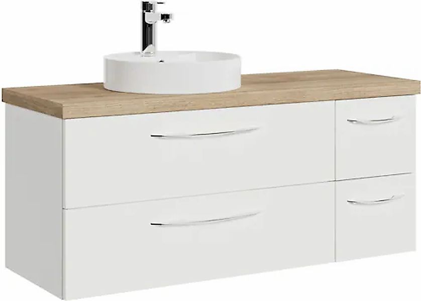 Saphir Waschtisch »Serie 4035«, 118 cm mit Keramik-Aufsatzbecken und Wascht günstig online kaufen
