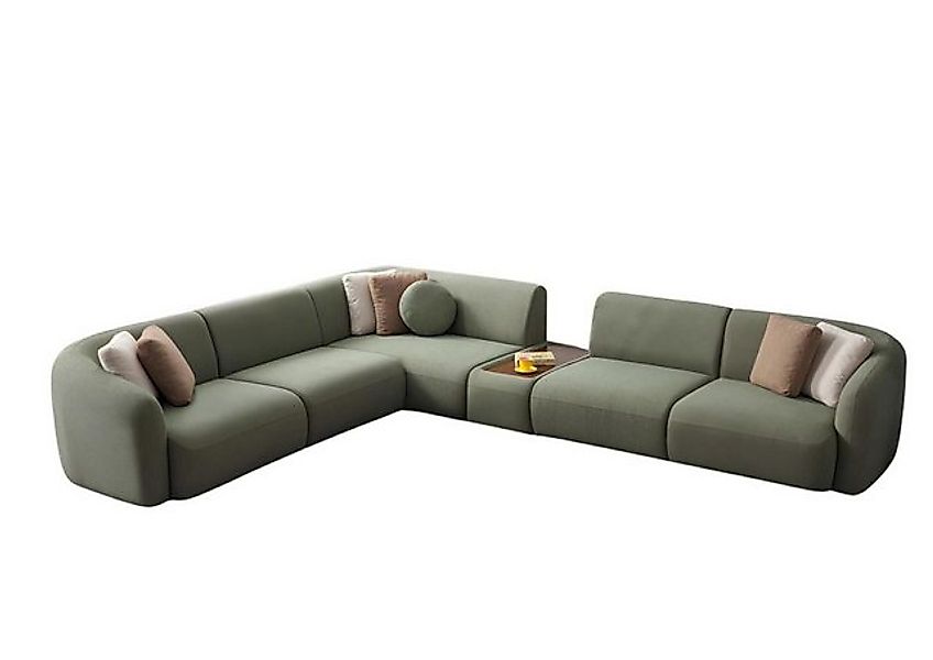 JVmoebel Ecksofa Eck Stoff Ecksofa L-Form Sofa Couch Design Couchen Polster günstig online kaufen