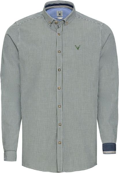 Pure Trachtenhemd Karo-Hemd Slim Fit günstig online kaufen