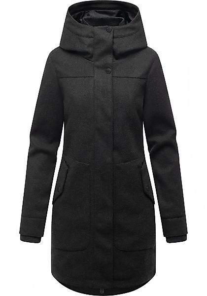 Ragwear Wollmantel "Janesha Coat", Mantel in Wolloptik mit Kapuze günstig online kaufen