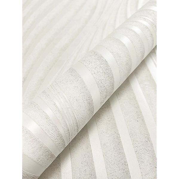 Newroom Vliestapete Armani White Wellen Modern FSC® günstig online kaufen