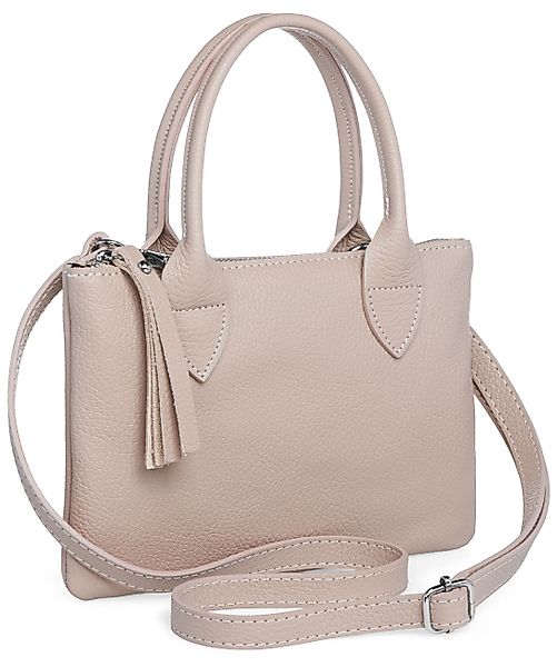 Caspar Henkeltasche Kleine Damen Leder Tasche günstig online kaufen