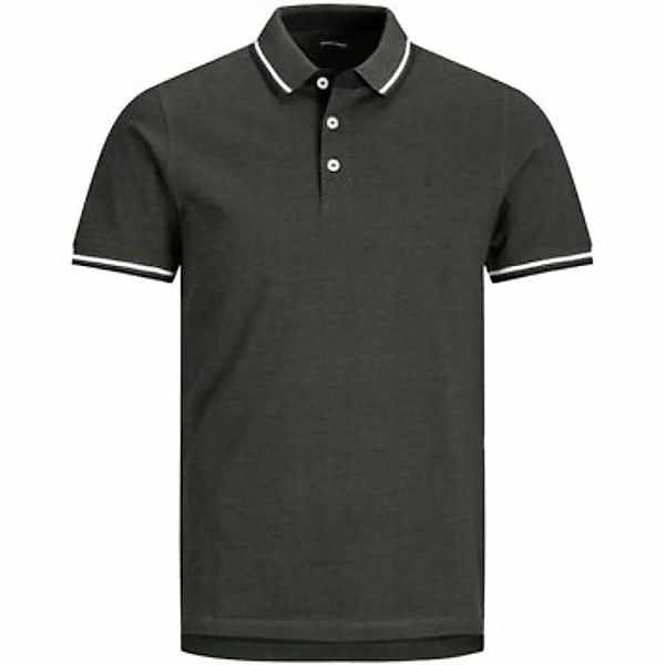 Jack & Jones  T-Shirts & Poloshirts 12143859 PAULOS POLO SS-FOREST NIGHT günstig online kaufen