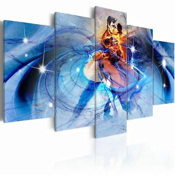 artgeist Wandbild Dance of Love blau/gelb Gr. 200 x 100 günstig online kaufen