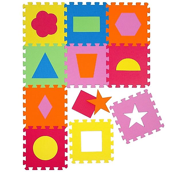 LittleTom Puzzlematte Baby Puzzlematte mit Geometrischen günstig online kaufen