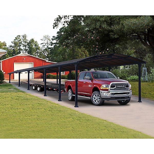 Canopia Carport Arcadia 12700 Anthrazit 360 cm x 1300 cm günstig online kaufen