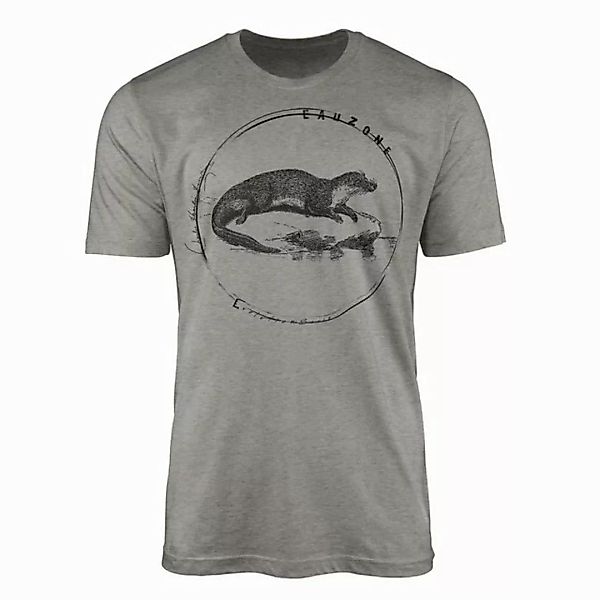 Sinus Art T-Shirt Evolution Herren T-Shirt Otter günstig online kaufen