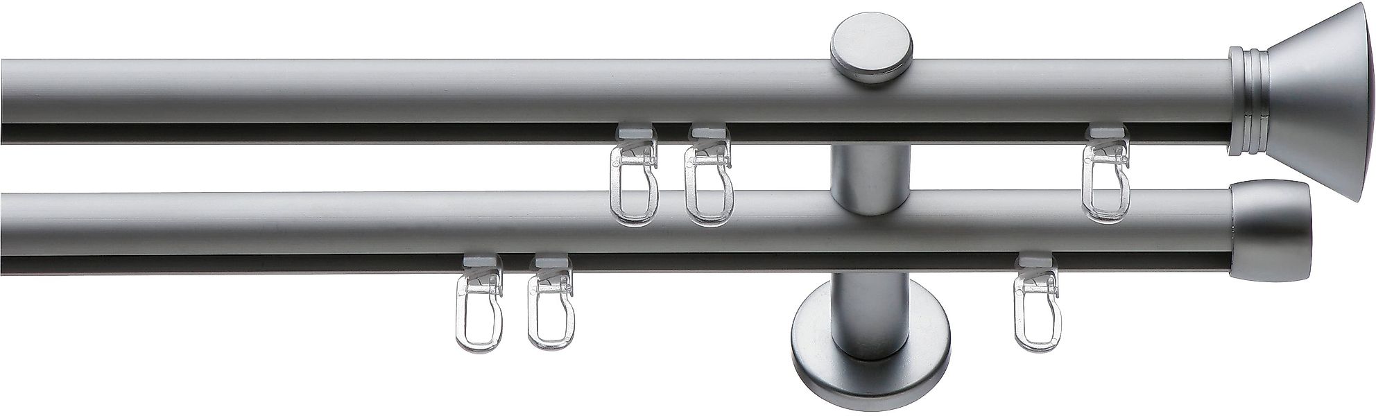 indeko Gardinenstange »Ibiza« Ø 16 mm 2 läufig-läufig Fixmaß Innenlauf Komp günstig online kaufen