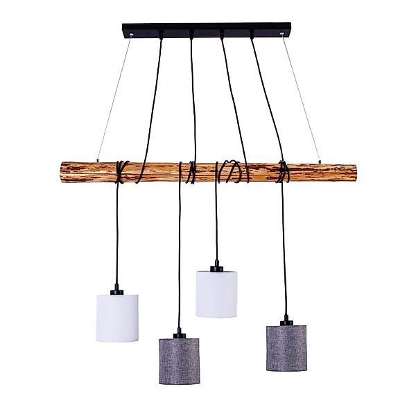 Näve Pendelleuchte Malta Natur 150 cm x 100 cm x 13 cm 4er-Set günstig online kaufen