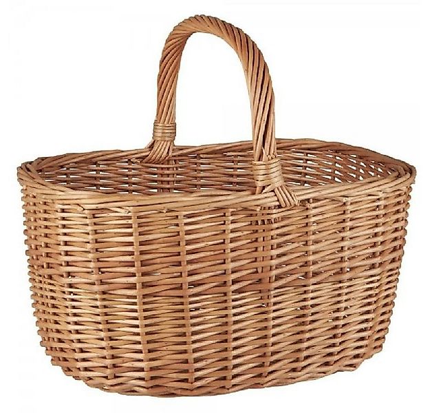 Ib Laursen Einkaufskorb Ib Laursen Korb Weide Natur (28x23x36 cm) günstig online kaufen