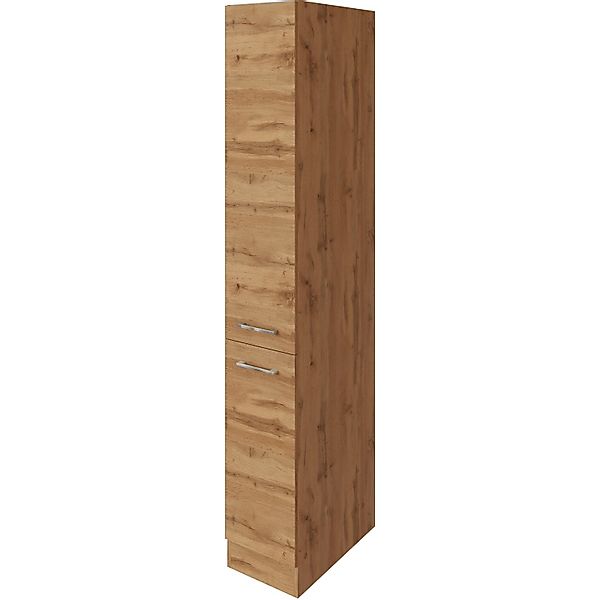 Held Möbel Apothekerschrank Sorrento 30x200x60cm 2 Auszüge Wotaneiche günstig online kaufen