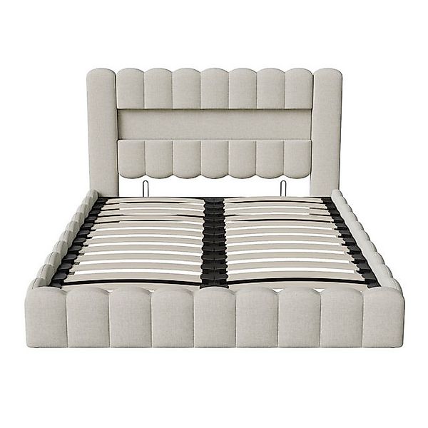 Furnishings Home Polsterbett Doppelbett Jugendbett (Set, Bett), Mit LED-Bel günstig online kaufen