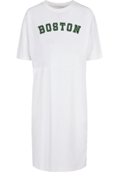 Merchcode Shirtkleid "Merchcode Damen Ladies Boston Organic Oversized Slit günstig online kaufen