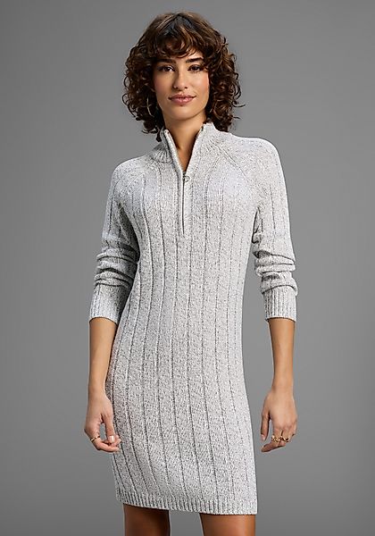 Laura Scott Strickkleid mit Troyer-Ausschnitt in günstig online kaufen