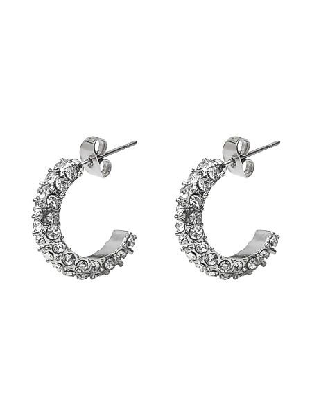 VILA Creolen- Ohrringe Damen Silber günstig online kaufen