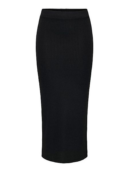 ONLY Sommerrock Gerippter Stretch Midirock mit elastischem Bund ONLEMMA LON günstig online kaufen