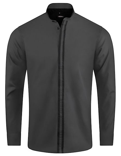 Huber Hemden Langarmhemd HU-0084 Hoher Stehkragen günstig online kaufen