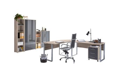 moebel-dich-auf Büromöbel-Set OFFICE EDITION, (abschließbar, 6-tlg., günstig online kaufen