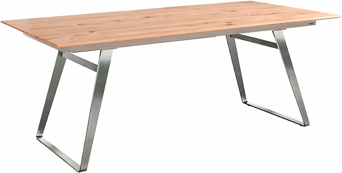 Musterring Esstisch "Tavia" Bügelgestell in 3 Farben, Platte Charakter-Eich günstig online kaufen