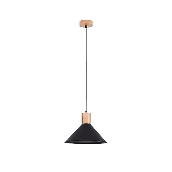 SOLLUX lighting Pendelleuchte »Pendelleuchte JAGA Schwarz«, 1 flammig, Leuc günstig online kaufen