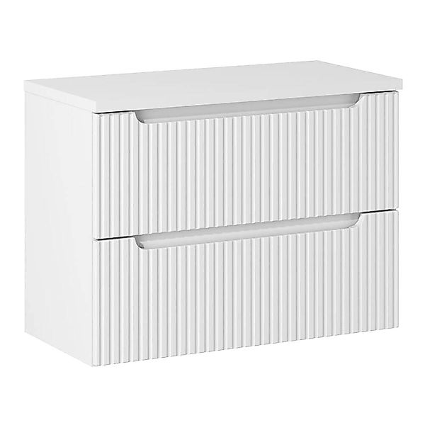 Waschtischunterschrank 80cm, weiß, NEWPORT-56-WHITE günstig online kaufen
