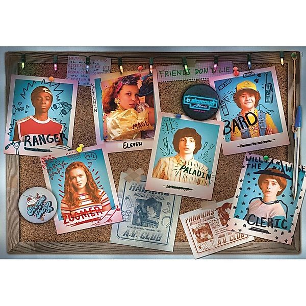 Clementoni® Puzzle Stranger Things-Puzzle 1000Stück, Puzzleteile günstig online kaufen