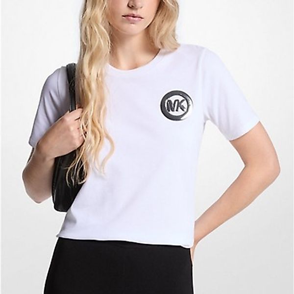 MICHAEL Michael Kors  T-Shirt Camisetas Mujer Modèle Mk Charm Small Tee günstig online kaufen