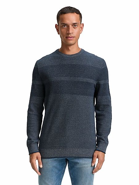 TOM TAILOR Strickpullover im Streifen-Look günstig online kaufen