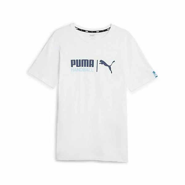 PUMA Kurzarmshirt PUMA Handball Tee PUMA BLACK-RUN PRT günstig online kaufen
