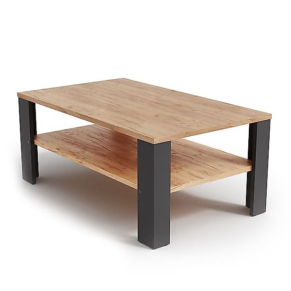 Vicco Couchtisch, Anthrazit/Sandeiche, 100 x 60 günstig online kaufen