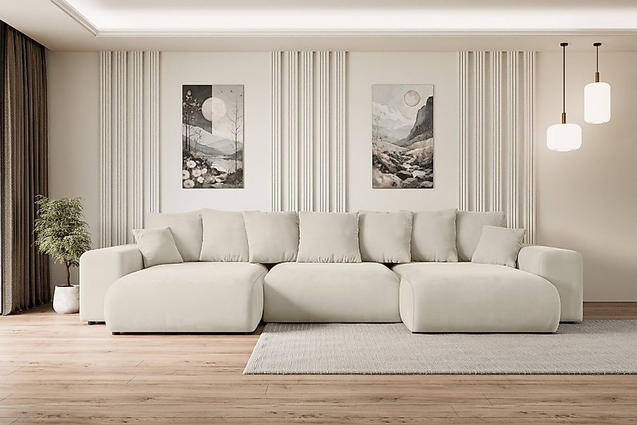 ALTDECOR Wohnlandschaft ESKAR-U, Couch mit Schlaffunktion, günstig online kaufen