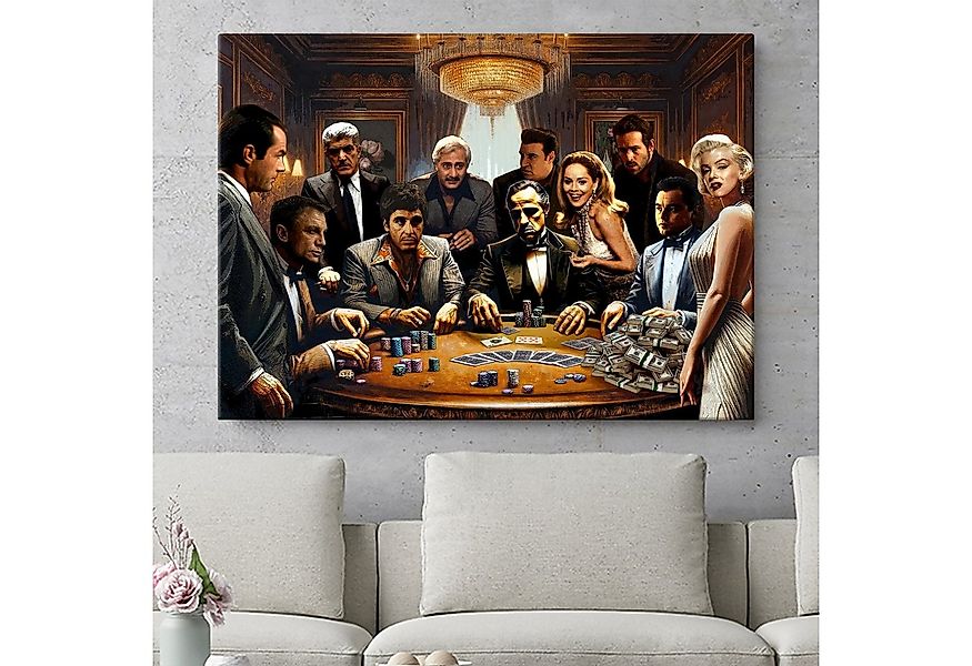 Artmazing Leinwandbild Hollywood Hold'Em, XXL Leinwand 120x80, Poster & Kun günstig online kaufen