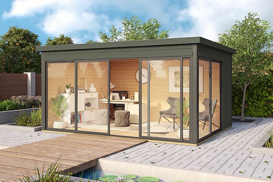 Nordic Holz Gartenhaus "DOMEO 4" günstig online kaufen
