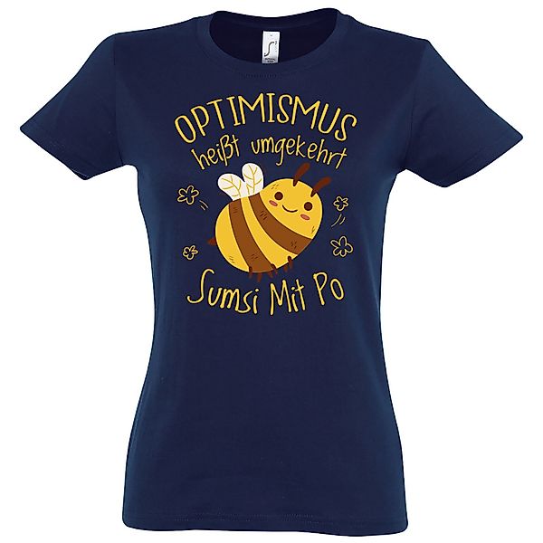 Youth Designz T-Shirt Optimismus heißt umgekehrt günstig online kaufen