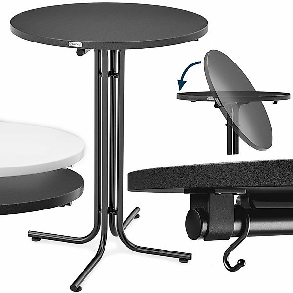 Casaria Stehtisch, Ø70x110 cm klappbar rund günstig online kaufen