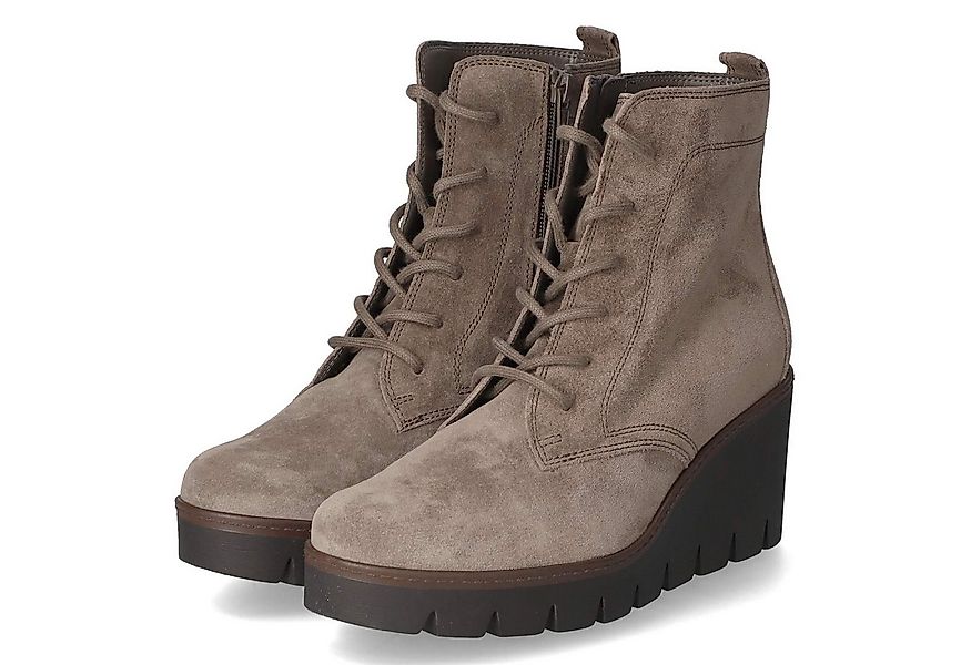 Gabor Gabor 54.781.10 Damen Rauleder taupe Schnürstiefel günstig online kaufen